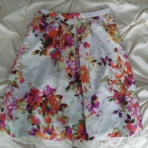 The Limited floral skirt
